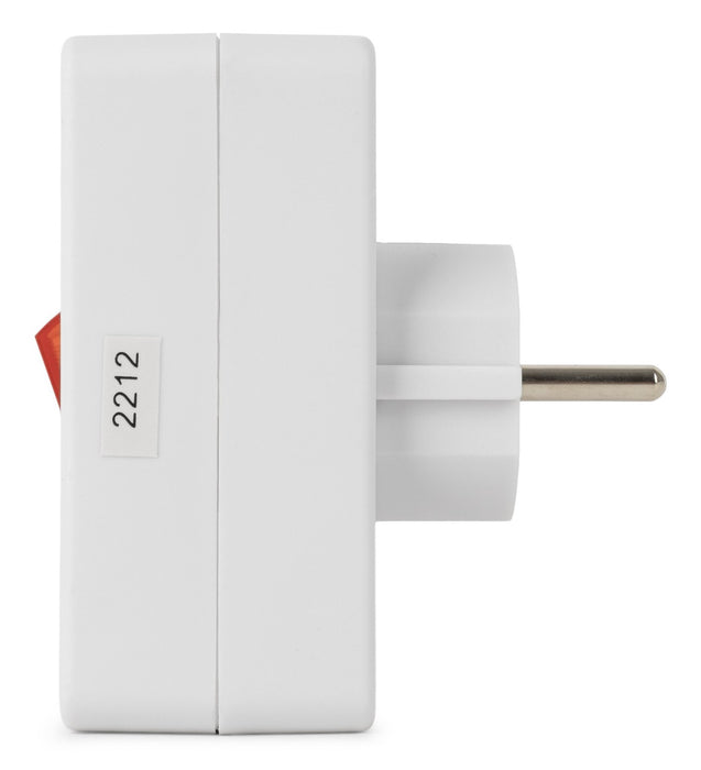 EAN 5999097904405 - Entac EPAG-1EE2E-SW adaptador de enchufe eléctrico Tipo F Tipo C (Euroconcexión) + Tipo F Blanco imagen 3