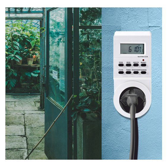 EAN 8420738494018 - Silver Electronics 49401 contador eléctrico Blanco Programador eléctrico diario/semanal imagen 4