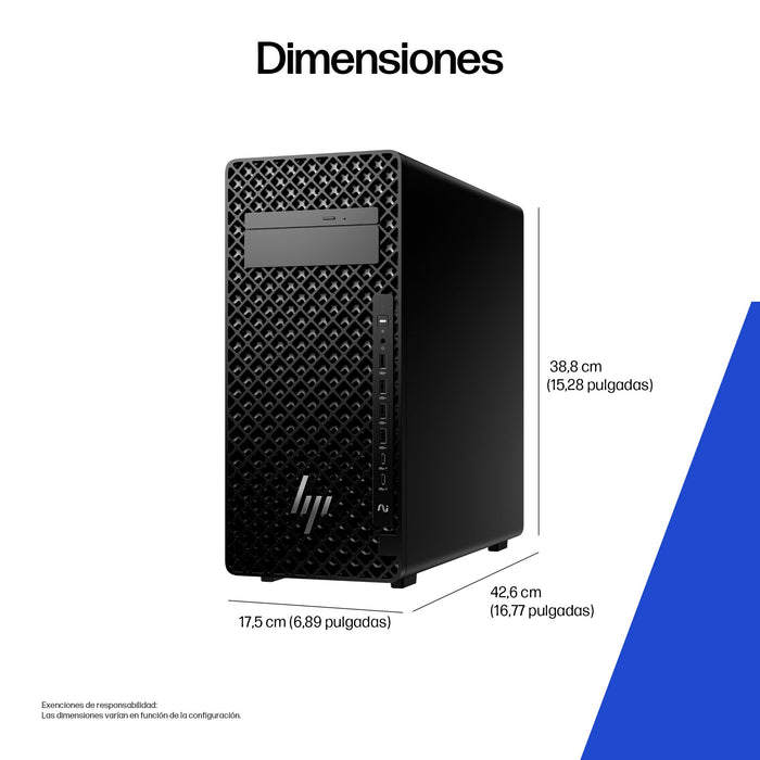 EAN 199251561597 - HP Z2 Tower G1i Wolf Pro Security Edition Intel Core Ultra 7 265 32 GB DDR5-SDRAM 1 TB SSD NVIDIA RTX A100 imagen 3