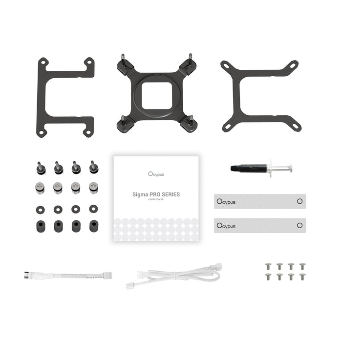 EAN 6977414881447 - Ocypus Sigma L24 PRO Procesador Sistema de refrigeración líquida todo en uno 12 cm Blanco 1 pieza(s) imagen 7