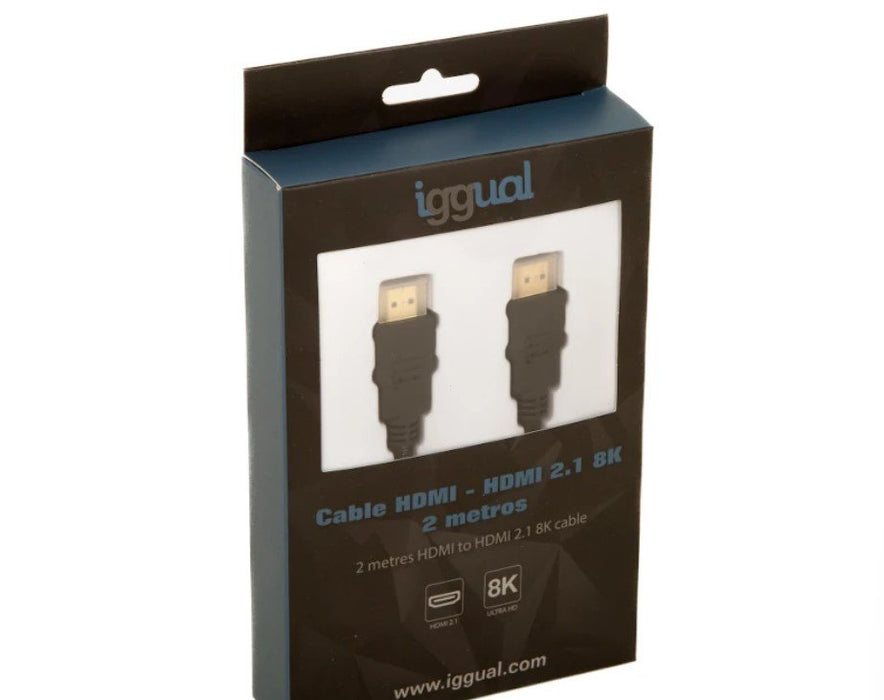 EAN 8435364318300 - iggual IGG318300 cable HDMI 2 m HDMI tipo A (Estándar) Negro imagen 3