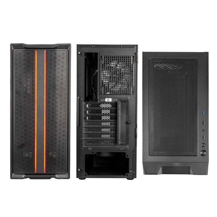 EAN 5999094004993 - Kolink Inspire K12 ARGB Midi Tower Negro, Transparente imagen 5