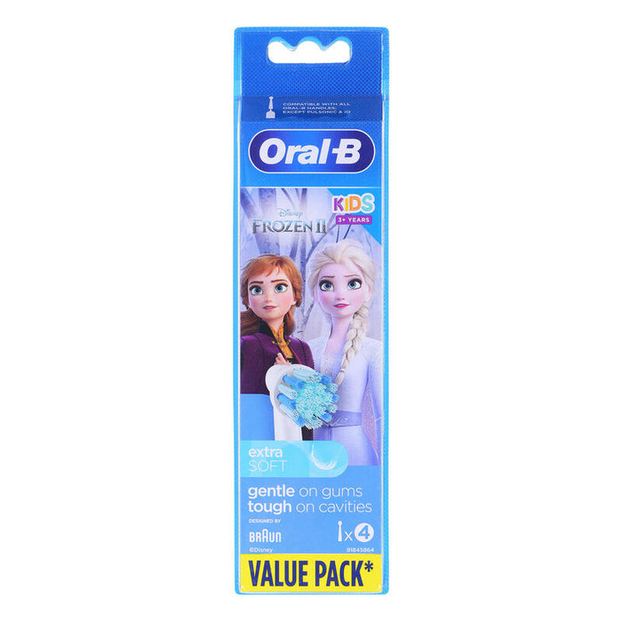 Cabezales De Cepillo De Dientes Oralb Eb10s-4 Frozen 4 Uds. Blanco