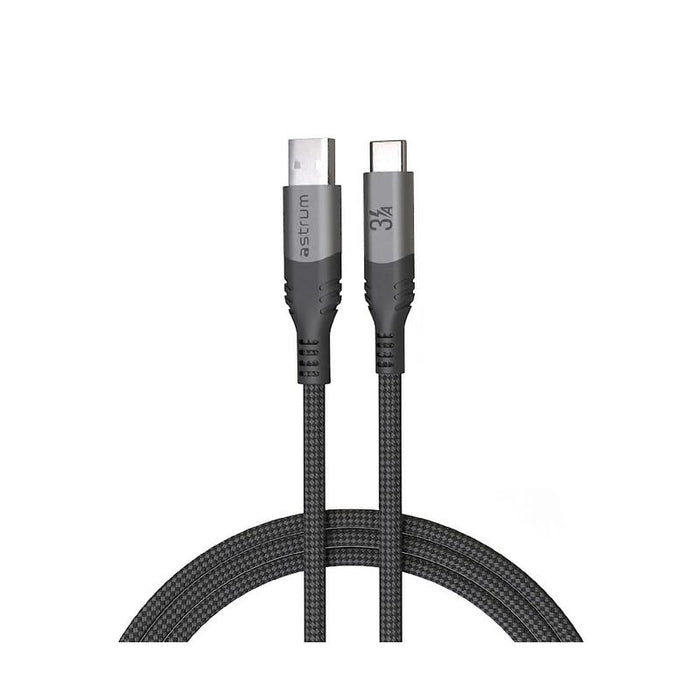 Cable Astrum Vmac20 Gris Datos Usb-A 2.0 A Usb-C 1,2 Metros
