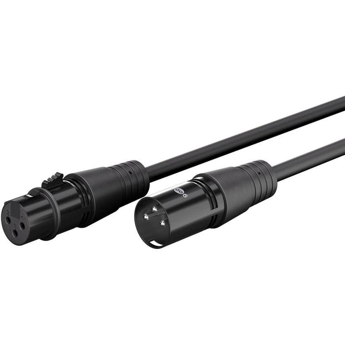 Cable Audio Microfono Xlr 3-Pin Canon Dmx Balanceado Macho A Hembra De  3m