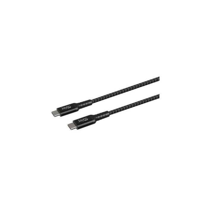 Cable Charge & Synchro Ultra Reforzado Usb-C Vers Usb-C Pd 3.0 (60w) - Longitud 1,5m - Garantía De Por Vida - Jaym®**