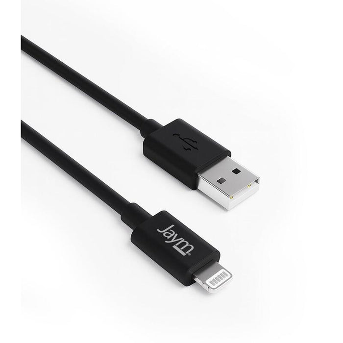 Cable Charge & Synchro Usb-A Vers Lightning Mfi - Longitud 1m - Negro - Jaym®
