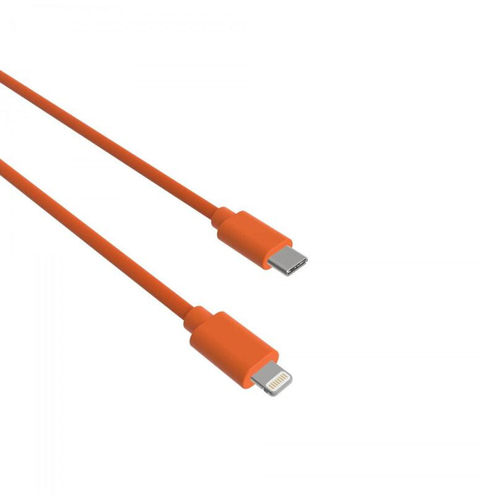 Cable Charge & Synchro Usb-C Vers Lightning Pd (27w) - Longitud 1.5m - Naranja - Jaym® Collection Pop**