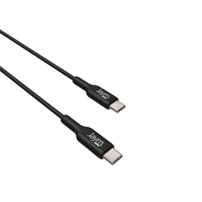 Cable Charge & Synchro Usb-C Vers Usb-C Pd 3.0 (100w) - Longitud 1m - Negro - Jaym®