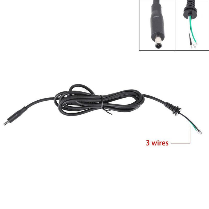 Cable De Alimentación Cc Jack Cable De 130w Macho 4,5*3,0mm Con Led Para Dell 1,8 M Cable De Enchufe Cc 4,5*3,0mm 1,8 M 130w