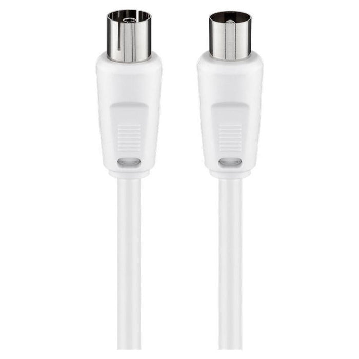 Cable De Antena Goobay Enchufe Rf > Enchufe Rf, Cable Coaxial Blanco, 10 Metros 11514