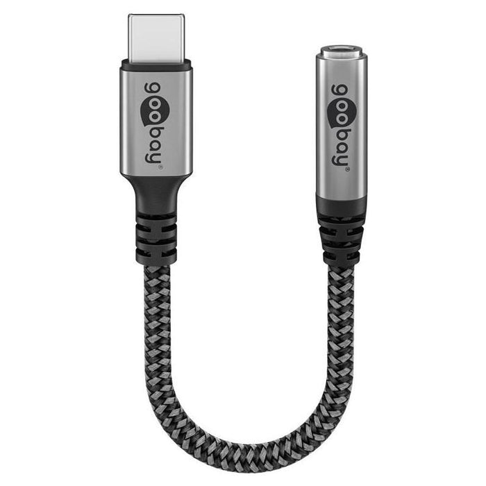 Cable De Audio - Usb-C Macho A 3,5 Mm Hembra Cable Textil Nylon