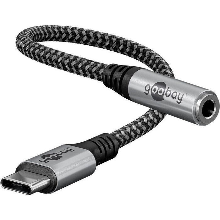 Cable De Audio - Usb-C Macho A 3,5 Mm Hembra Cable Textil Nylon