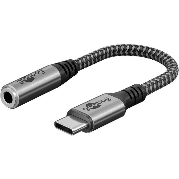 Cable De Audio - Usb-C Macho A 3,5 Mm Hembra Cable Textil Nylon