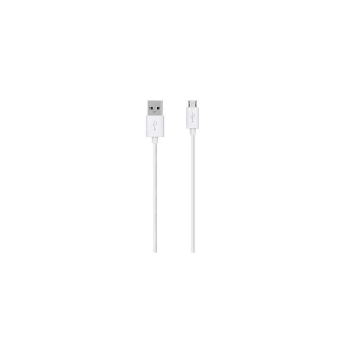 Cable De Carga Y Sincronización Belkin F2cu012bt2m-Wht  De Micro-Usb A Usb Mixit Color Blanco