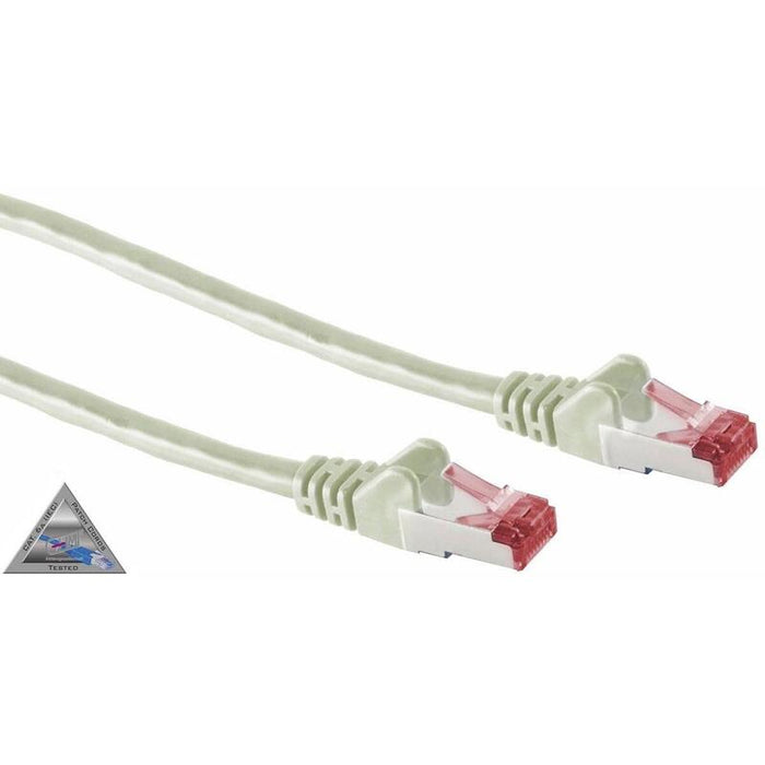 Cable De Red Cat6a Rj45 S Stp 30m Gris Libre De Halógenos Ghmt Zertifizier