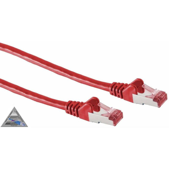 Cable De Red Cat6a Rj45 S Stp 30m Rojo Libre De Halógenos Ghmt Zertifizier
