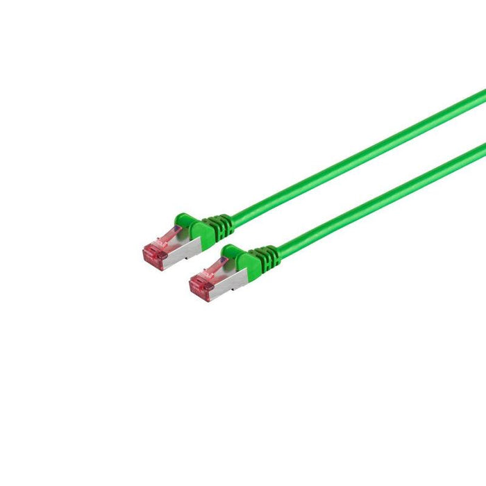Cable De Red Cat6a Rj45 S Stp 30m Verde Libre De Halógenos Ghmt Zertifizier