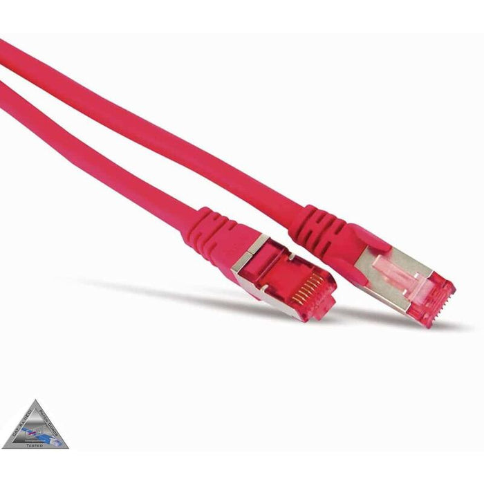 Cable De Red Cat6a Rj45 S Stp 5m Rojo Libre De Halógenos Ghmt Zertifizier