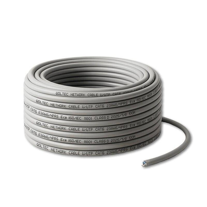 Kabel Patchcord Sieciowy Skretka Utp Miedziany Cu Cat6 Highspeed 1gb/S Lan 100m Szary