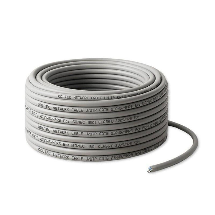 Kabel Patchcord Sieciowy Skretka Utp Miedziany Cu Cat6 Highspeed 1gb/S Lan 50m Szary