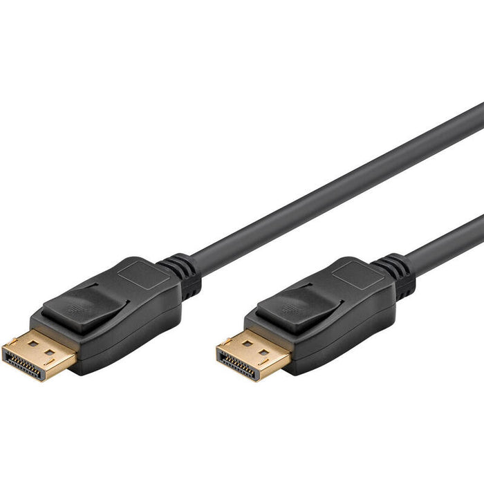 Cable Displayport 5m 4k 1,2 Chapado En Oro Negro