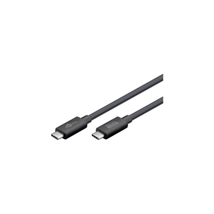Cable Goobay Usb4 Versión 2.0, Conector Usb-C > Conector Usb-C, 80 Gbit/S Negro, 1,2 Metros, Carga Con Hasta 240 Vatios 74376