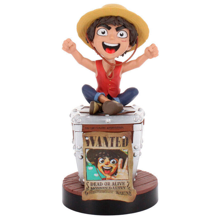 Cable Guy Soporte Sujeción Wanted Poster Luffy One Piece 20cm
