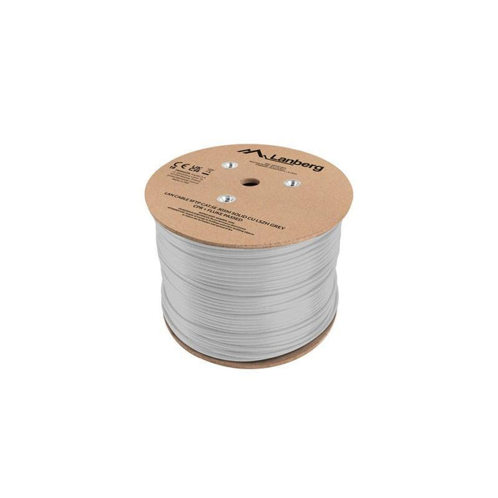 Cable Lan Sftp Cat.5e 305m Rígido Cu Lszh Gris Cpr + Fluke Passed Lanberg