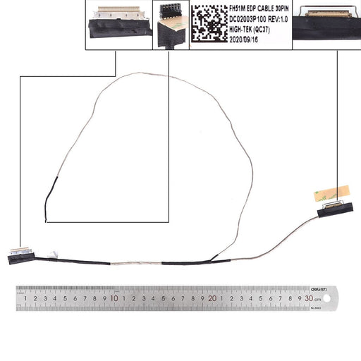 Cable Flex Para Portátil Acer An515-44-45-55-57 Dc02003P100 50.Q7Kn2.011 30 Pines