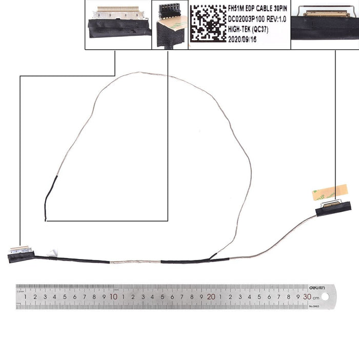 Cable Flex Para Portátil Acer An515-44-45-55-57 Dc02003P100 50.Q7Kn2.011 30 Pines