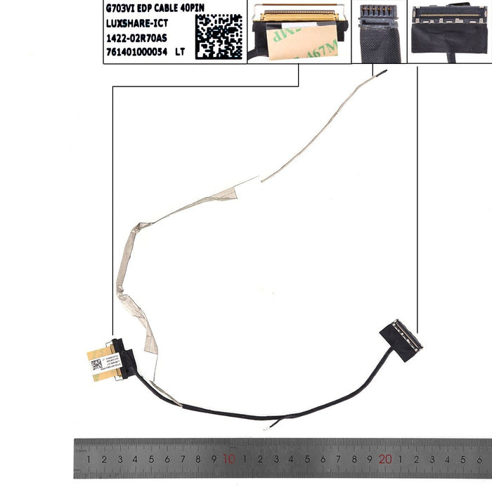 Cable Flex Para Portátil Asus G703Vi/Gi/V/G/Gx G703 1422-02R70As 40 Pines