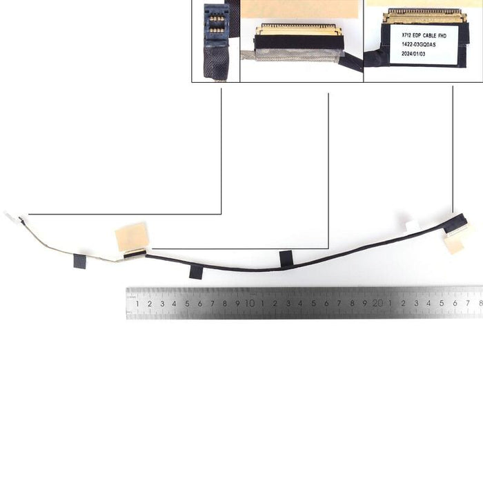 Cable Lcd Led Asus X712fa X712fb W712 30pin 0,5 Fhd 1422 03gq0as 14005 02970800