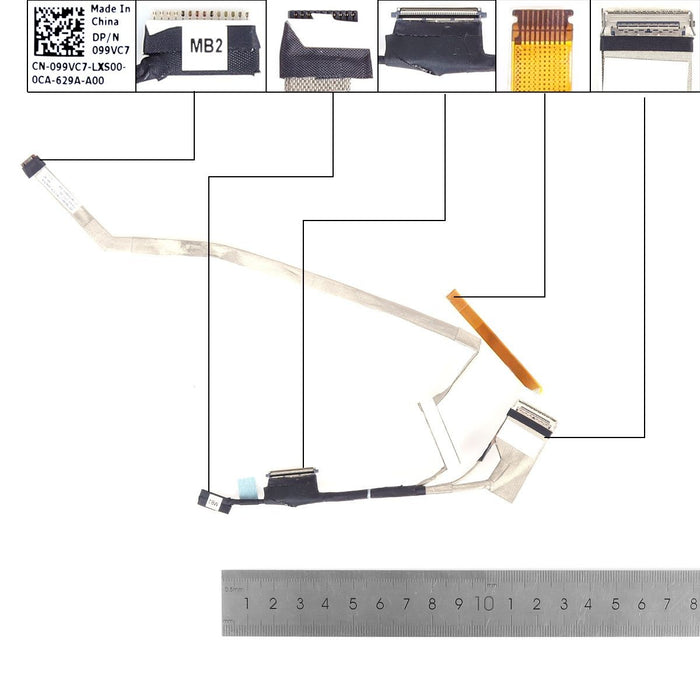 Cable Flex Para Portátil Dell Latitude 5310 E5310 099Vc7 450.0Jt01.0001 30 Pines