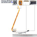 Cable Flex Para Portátil Dell Latitude 7400 E7400 0Xv96Y Dc02C00Jn00 30 Pines