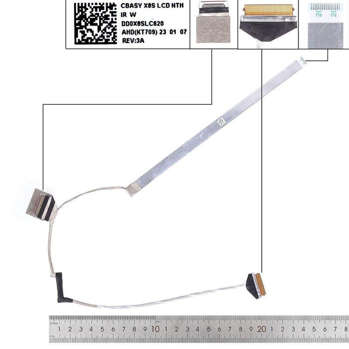 Cable Lcd Led Hp 440 G9 445 G9 Nth Ir 30pin 0.5. Dd0x8slc700 Dd0x8slc620
