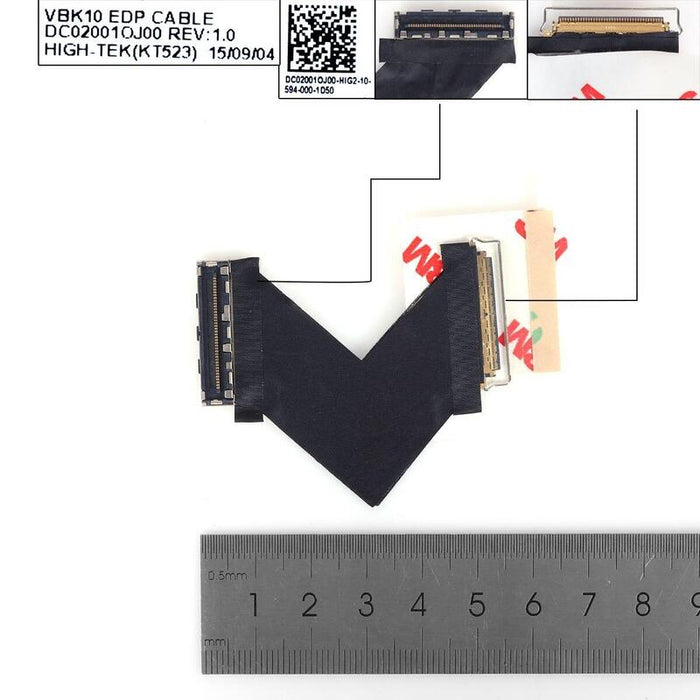 Cable Lcd Led Hp Vbk10 Zbook 17 G1 G2 Dc02001oj00