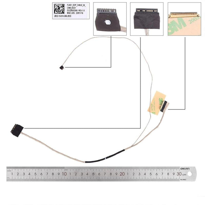 Cable Lcd Led Lenovo E41 50 E41 55 45. 5c10y95981 Dc02003o500
