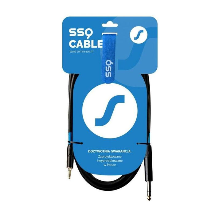Cable Ssq Mijs1  Jack Stereo 3,5 Mm  Jack Stereo 6,3 Mm, 1 M