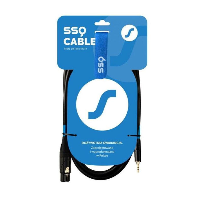 Cable Ssq Xlrmi3  Xlr Hembra - Jack Stereo 3,5 Mm, 3 M