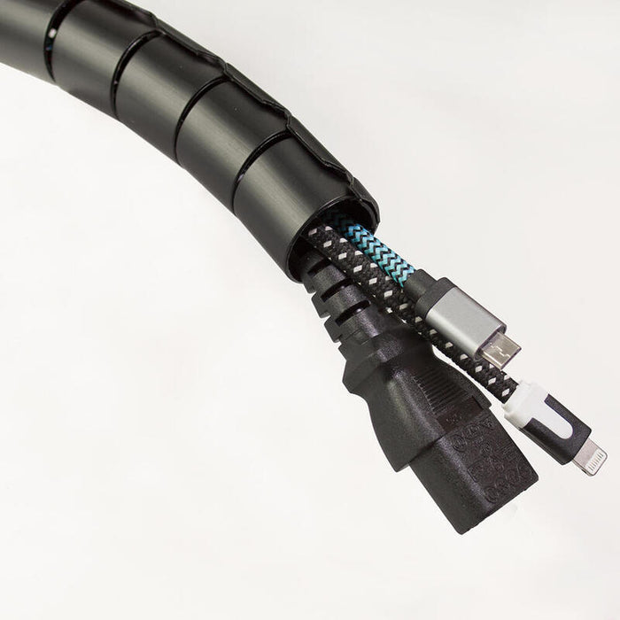 Cable Tube  25 Mm Incl. Tool  (2 M Package), Black
