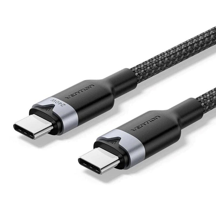 Cable Usb-C Do Usb-C 2.0 Pd 3.1 Vention 5a 240w 2m Negro