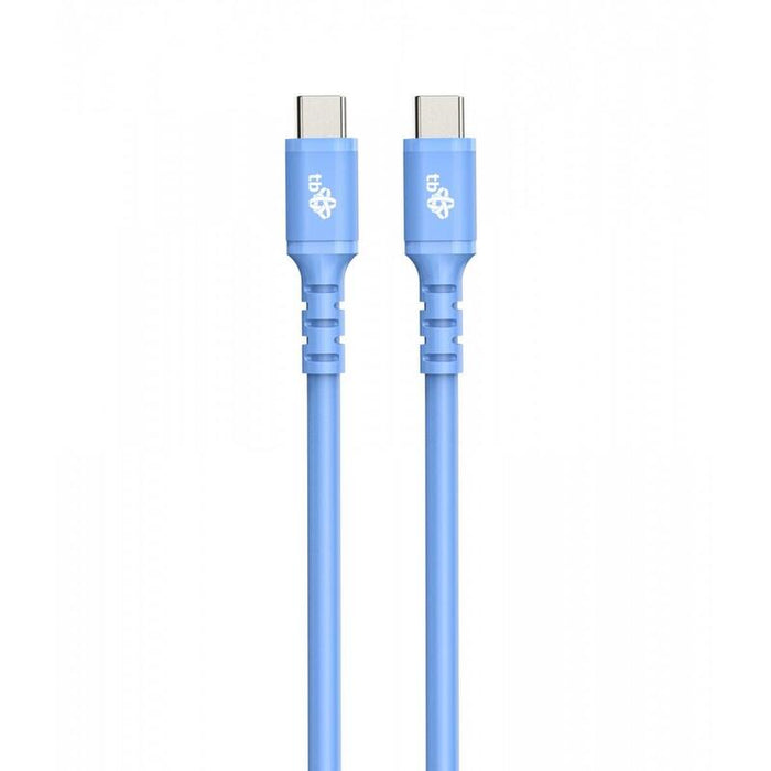 Cable Usb C - Usb C 1m De Silicona Azul