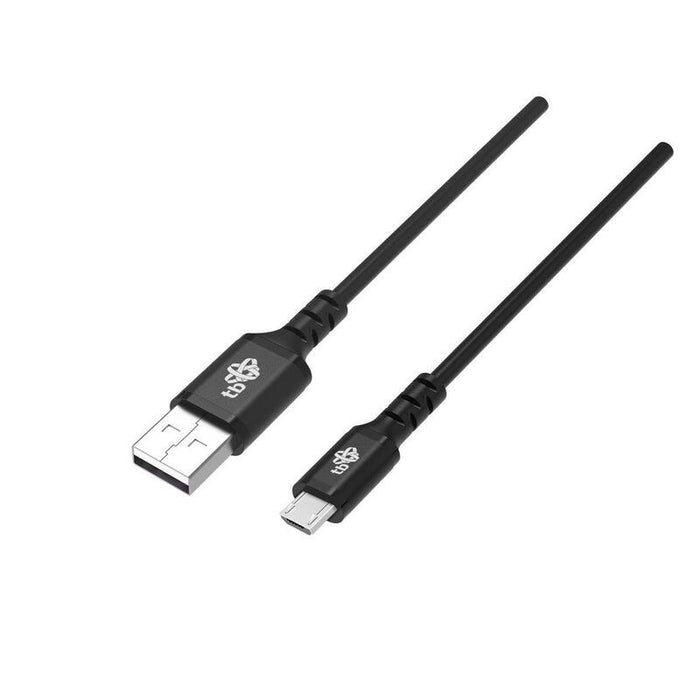 Cable Usb-Micro Usb 1m De Silicona Negro Quick Charge
