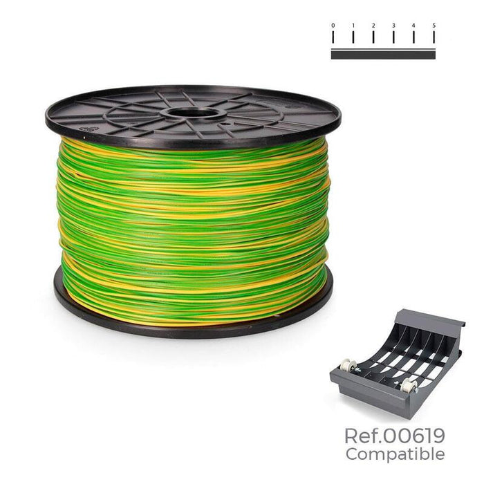 Cablecillo H07v-K 2,50 Mm² Bicolor, 800 M. (Bobina Grande)
