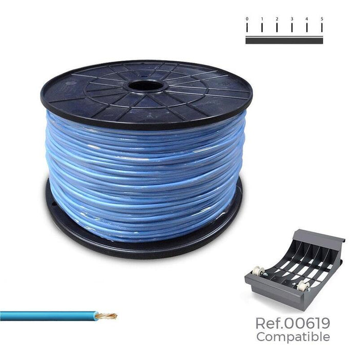 Cablecillo H07z1-K 1,5 Mm² Azul 500m.