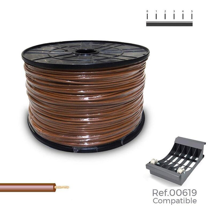 Cablecillo H07z1-K 1,5 Mm² Marrón 500m.