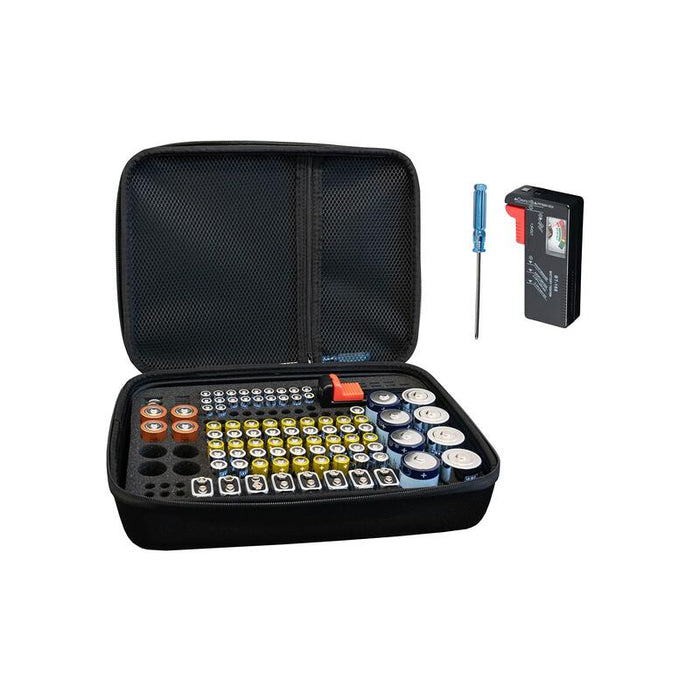 Cablemeimer Batterie Case Para Batterien -Akkus Inkl.Temer