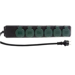 EAN 4008297124696 - REV 0512469555 base múltiple 1,4 m 6 salidas AC Interior / exterior Negro imagen 1