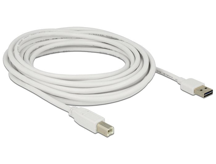 EAN 4043619851553 - DeLOCK 5m, USB2.0-A/USB2.0-B cable USB USB A USB B Blanco imagen 2